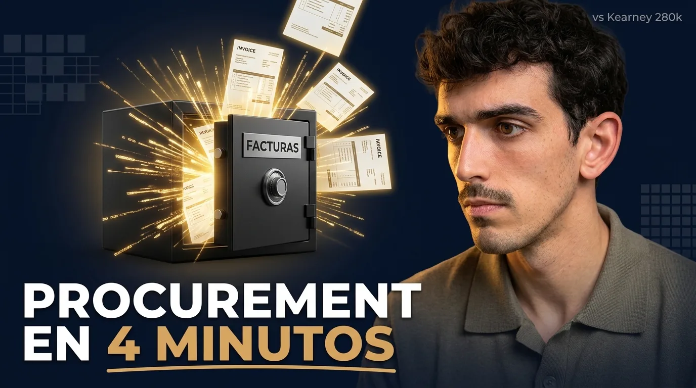 Procurement Copilot — 4 minutos vs los 280k de Kearney